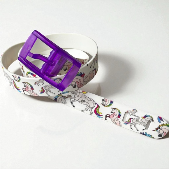 HOTL x C4 Unicorn Belt with Purple Buckle Horse on the Loose Equestrian Belt - Picture 1 of 10